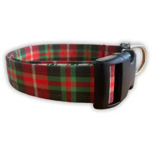 Classic Christmas Plaid Collar