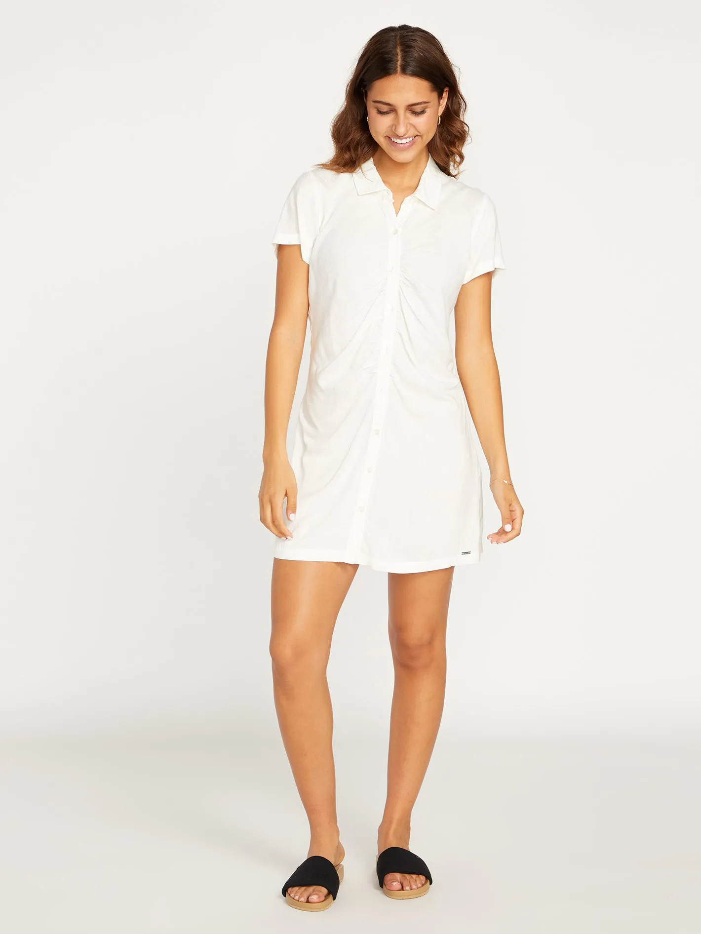 Coco Ho Shirt Dress - Star White