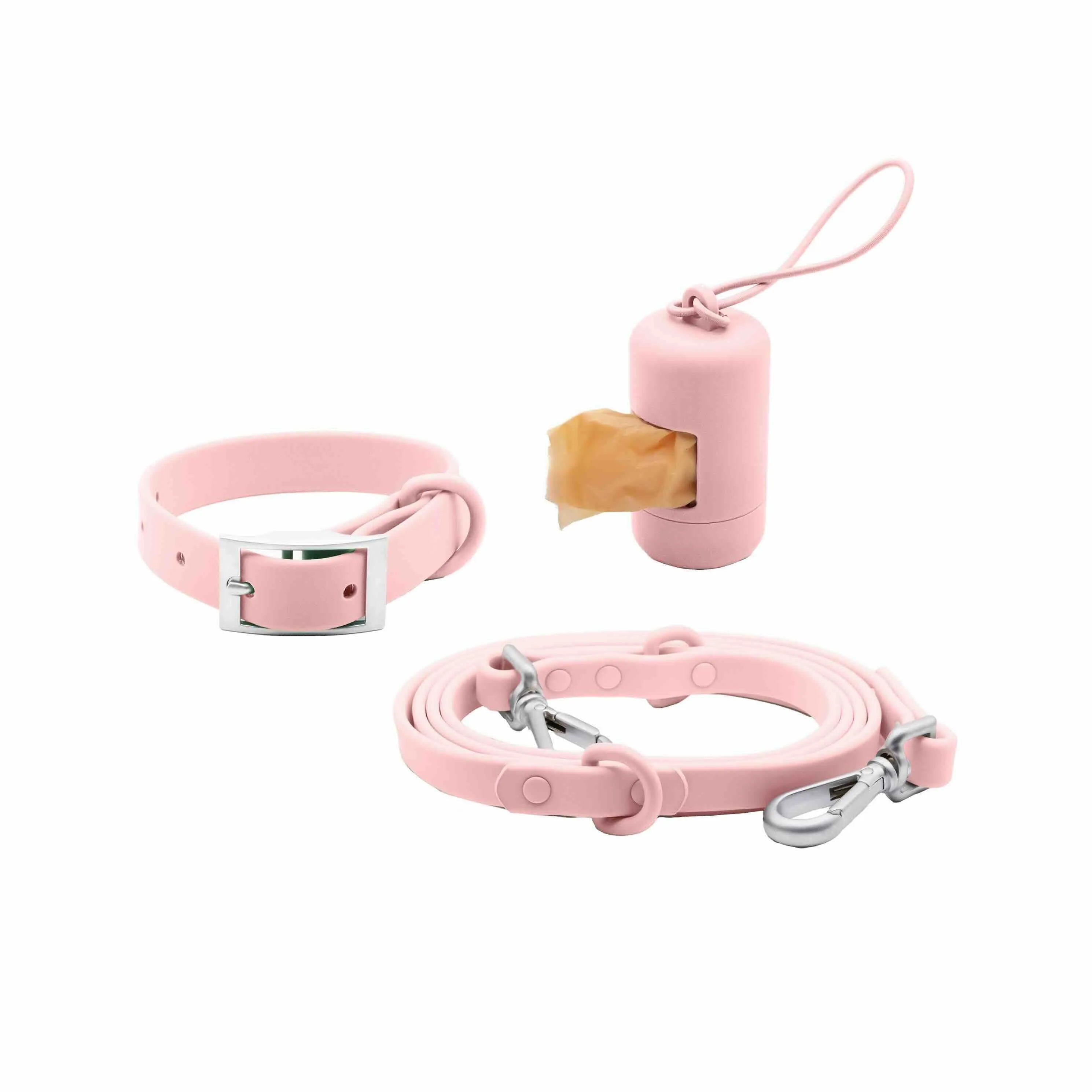 Coral Crush Dog Collar Walk Set