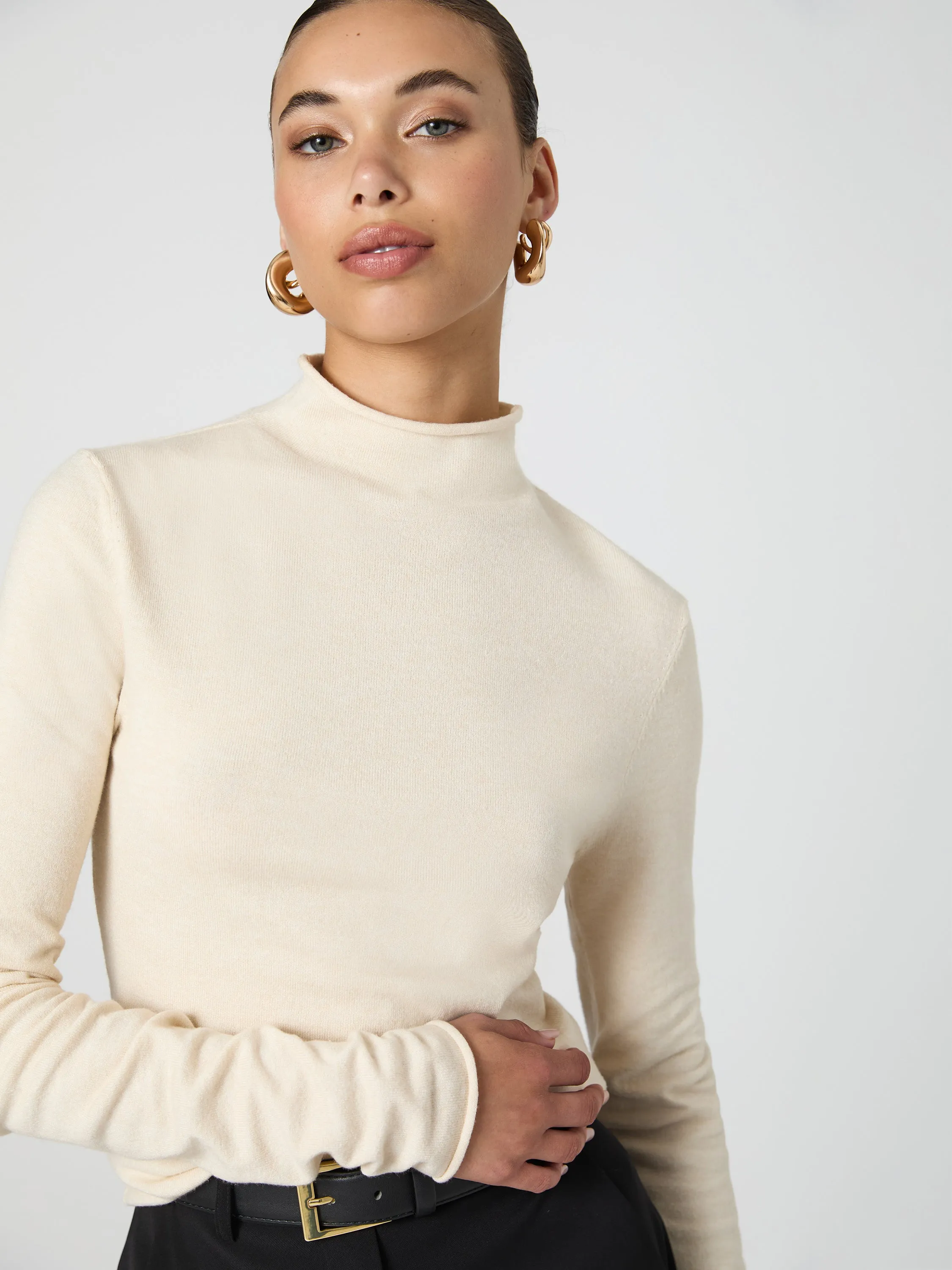 Cosysoft Fitted High Neck Sweater