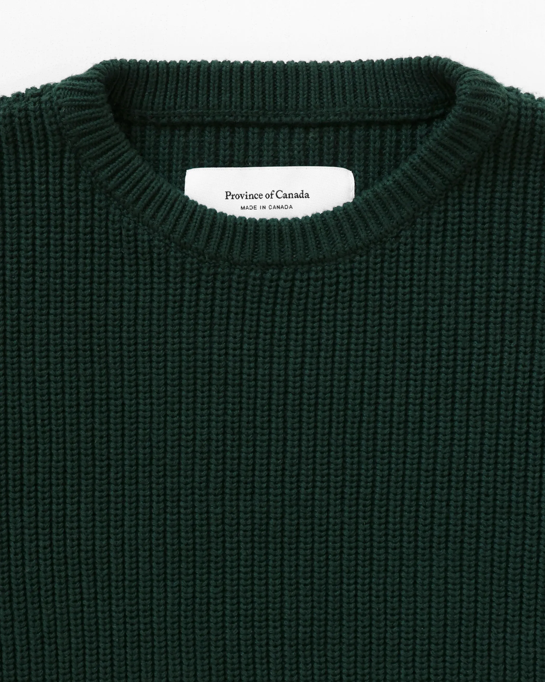 Cotton Knit Sweater Evergreen - Unisex