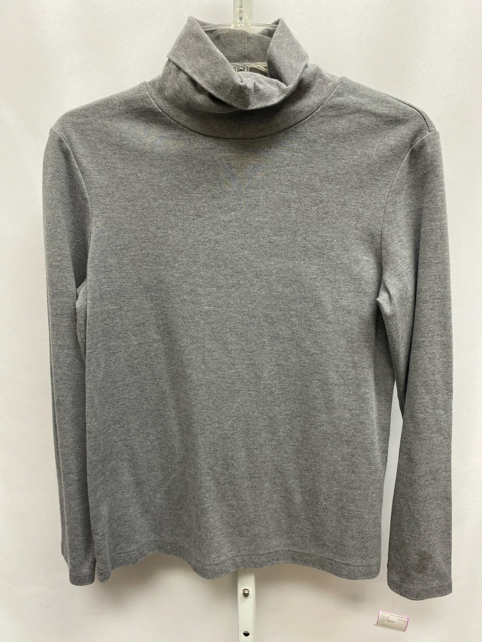 Croft & Barrow Size Medium Gray Long Sleeve Top