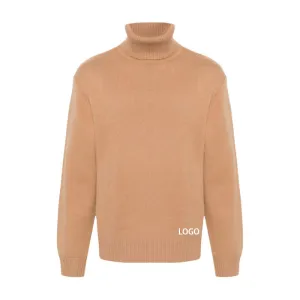 Custom 100% Cashmere Turtleneck Knit Sweater | OEM/ODM Manufacturer