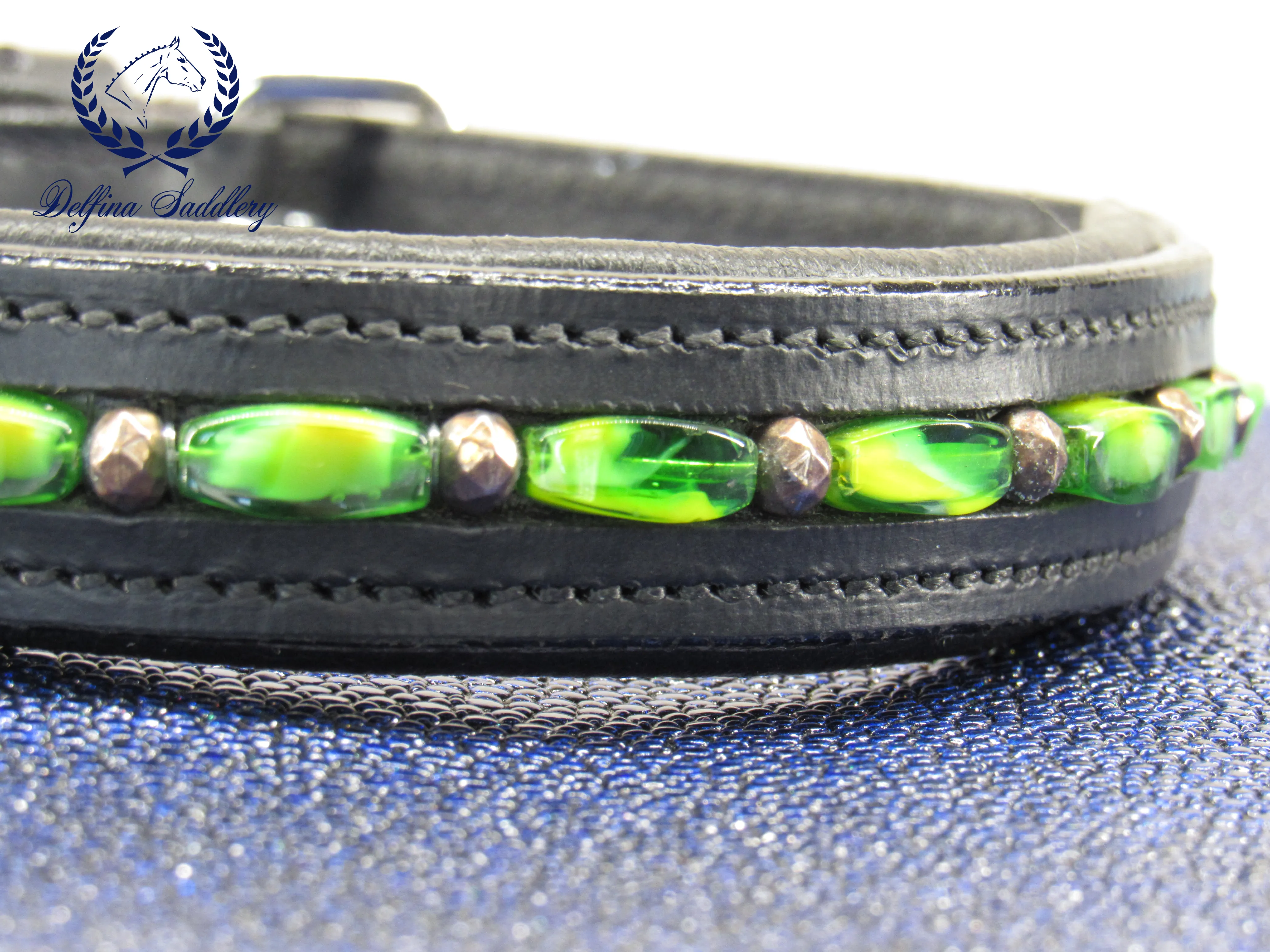 Custom Collar : Radioactive Bling - Large