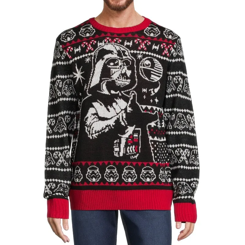 Custom Darth Vader Pullover Sweater - Star Wars Holiday Edition | Premium Quality