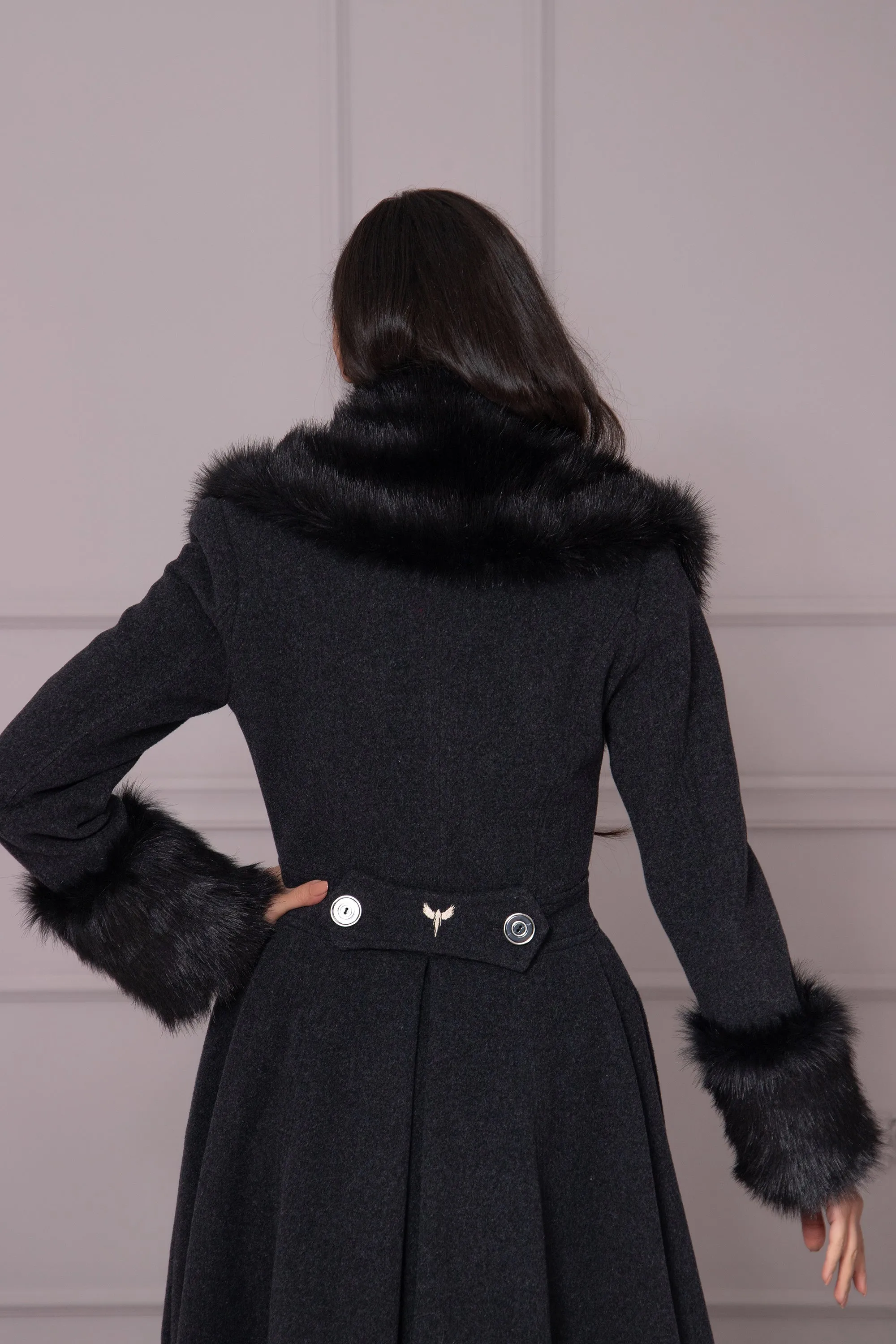 CUSTOM FAUX FUR COLLAR & CUFFS