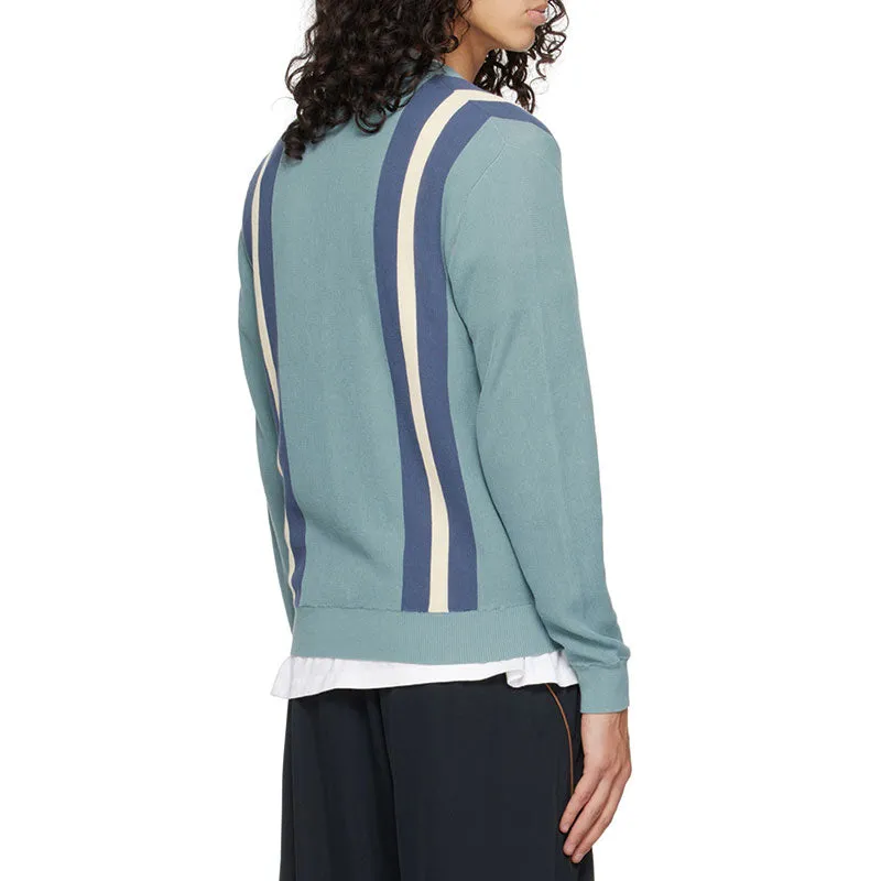 Custom Knit Men's Cardigan Sweater with V-Neck and Pockets - OEM/ODM Knit Sweater Manufacturer