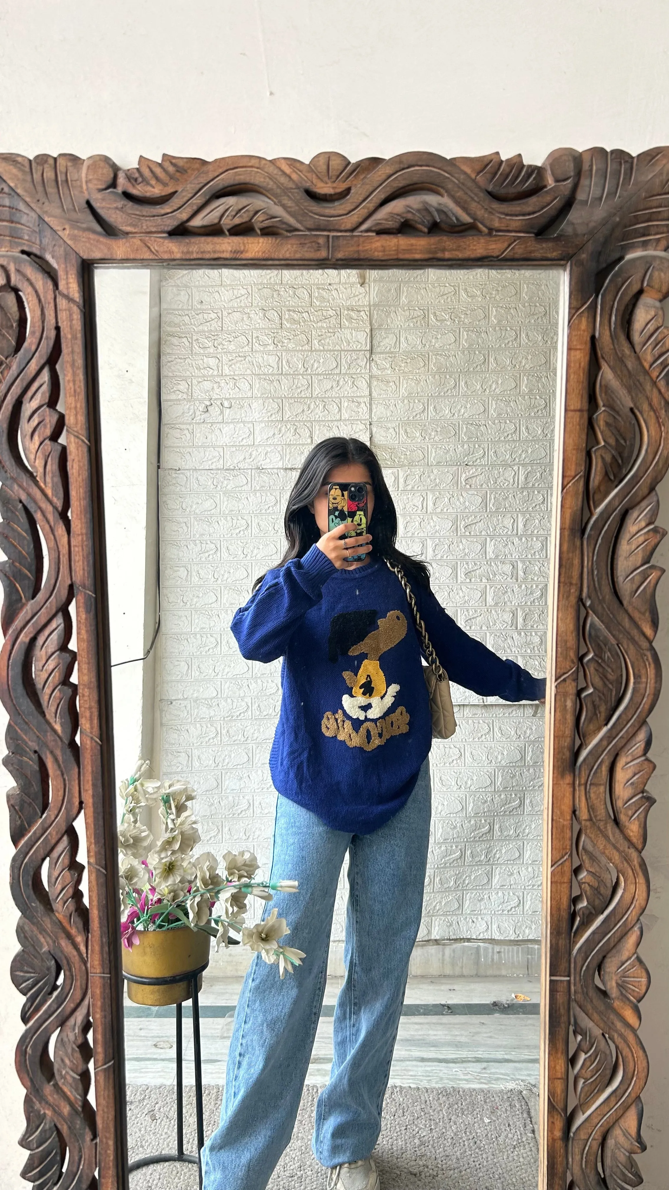 Cute thrifted sweater s