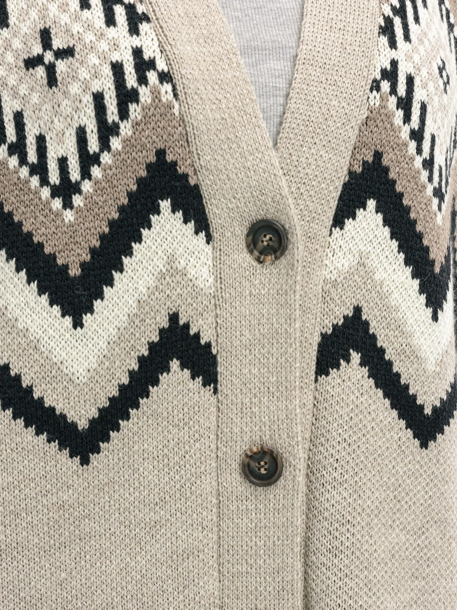 Dale of Norway | Skala Cardigan | Women's | Sand/Black/Off White