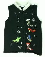 Deck The Heels-X Small Christmas Sweater