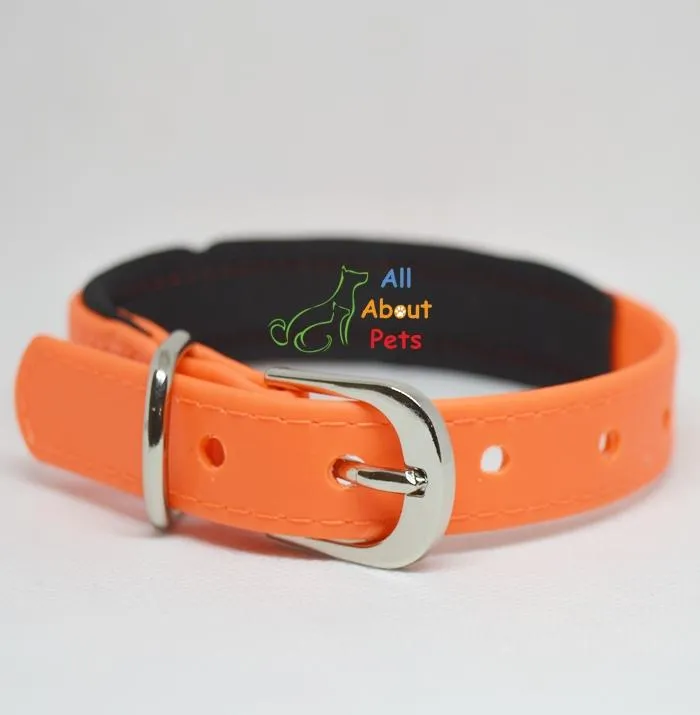 Dog Collar Small Pink, Orange & Beige