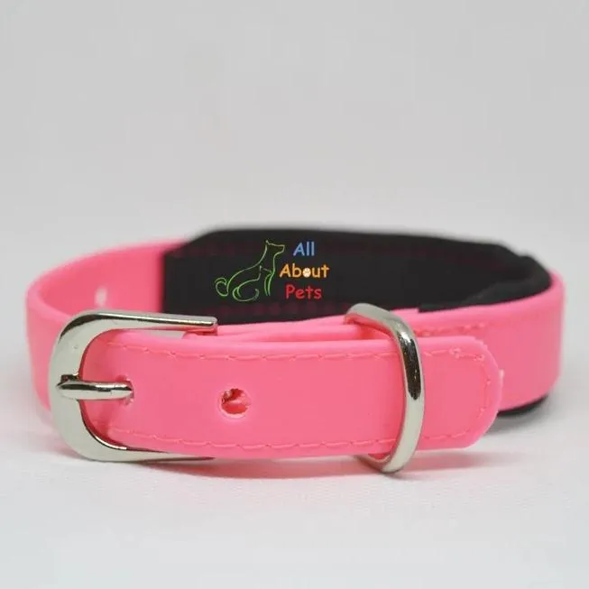 Dog Collar Small Pink, Orange & Beige