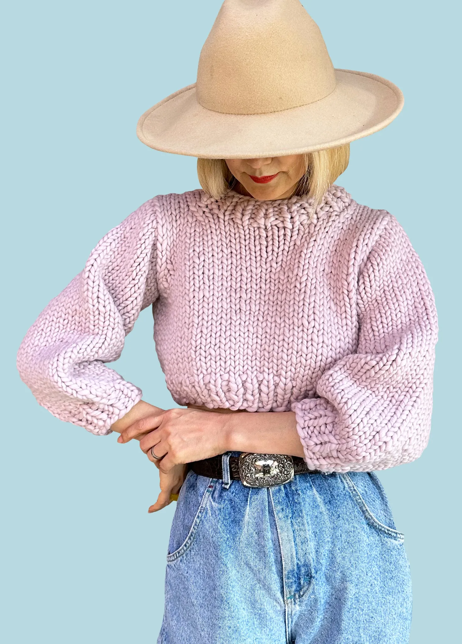 Easy Cropped Sweater - Merino