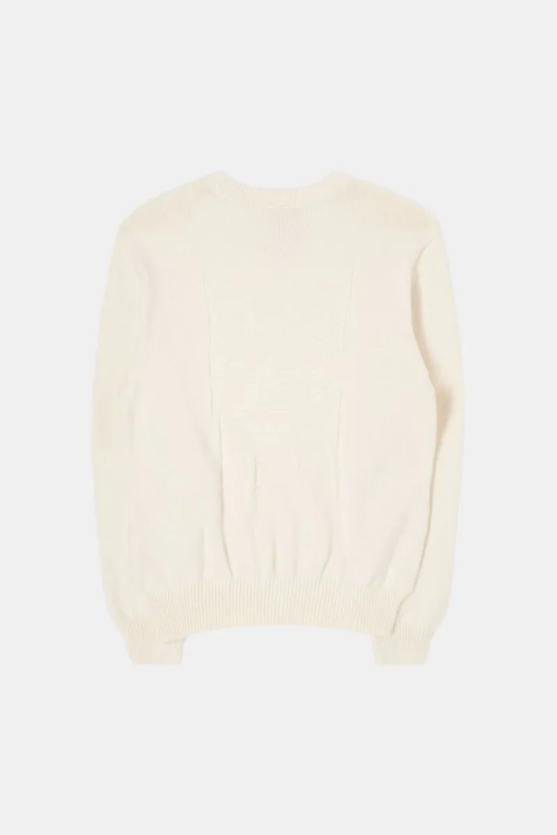 Edwin Union Knitted Sweatshirt (Off White)