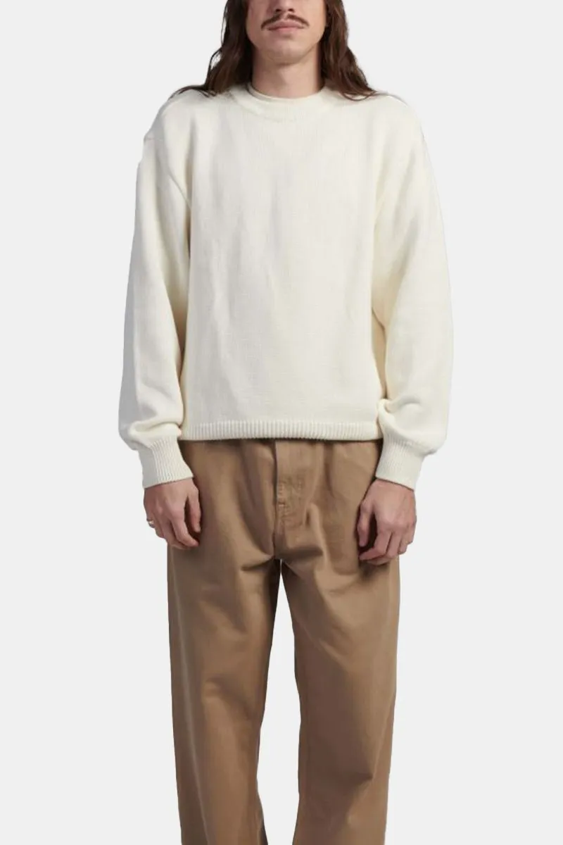 Edwin Union Knitted Sweatshirt (Off White)