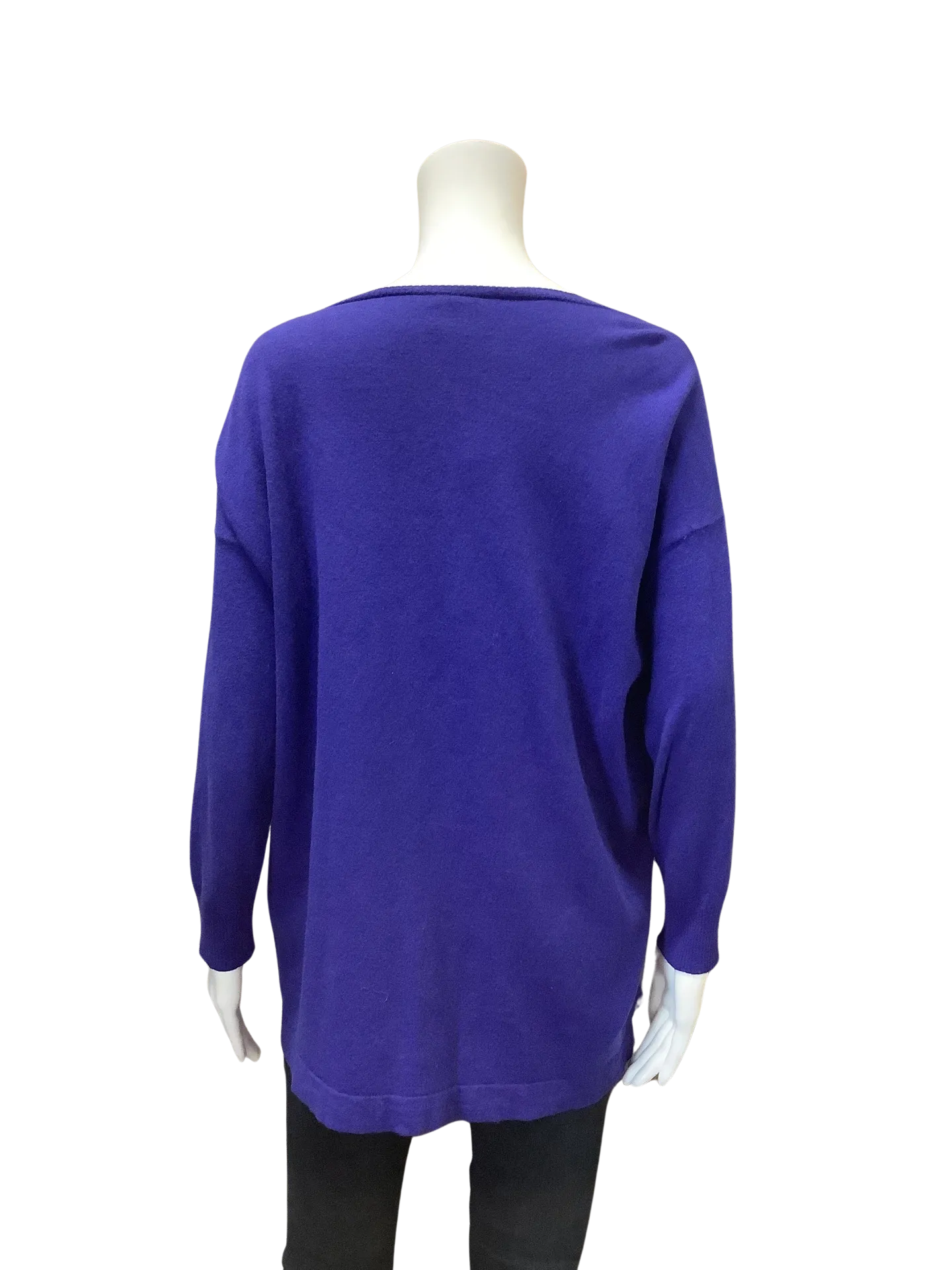 Eileen Fisher Women's Sweater Purple Wool Size: S/P