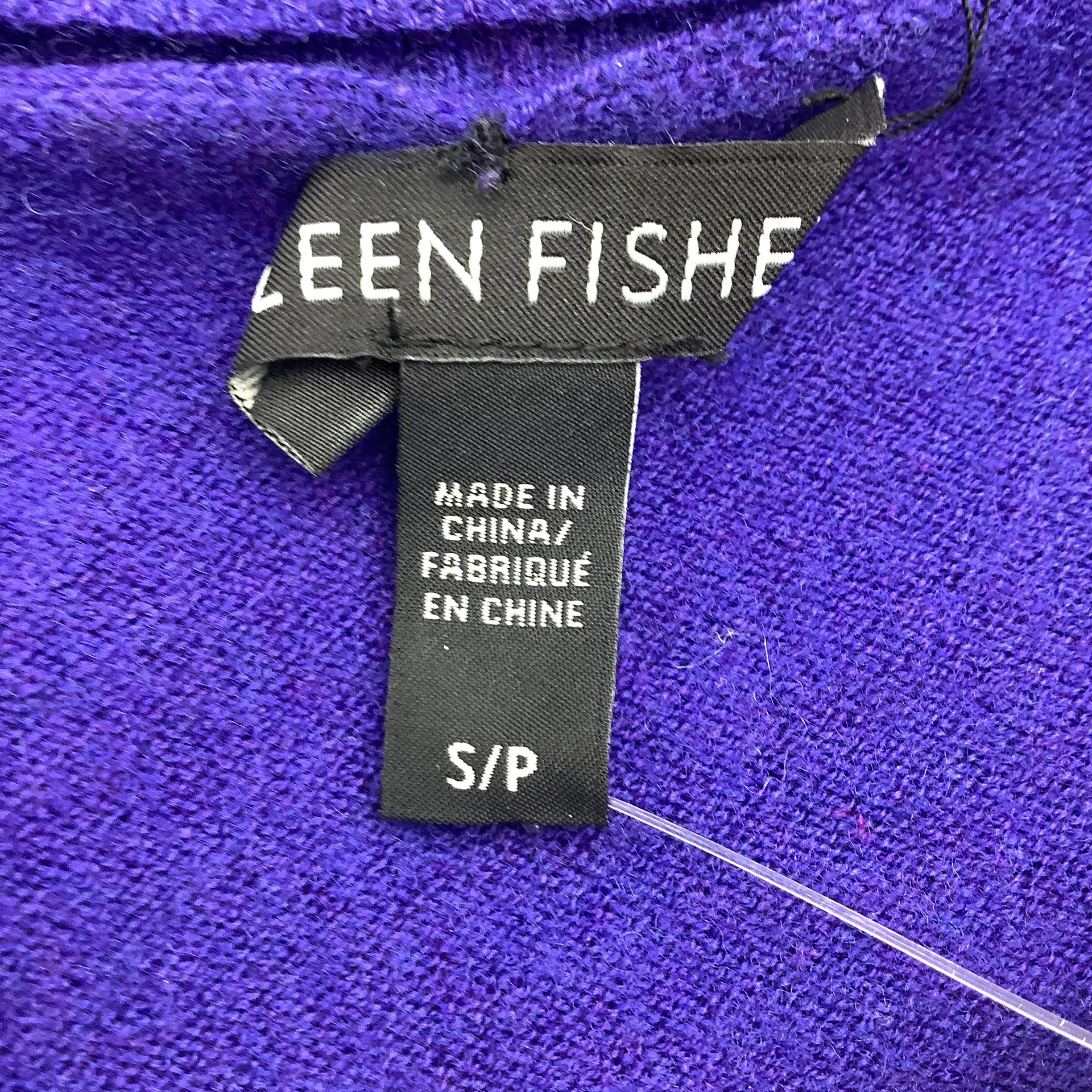 Eileen Fisher Women's Sweater Purple Wool Size: S/P