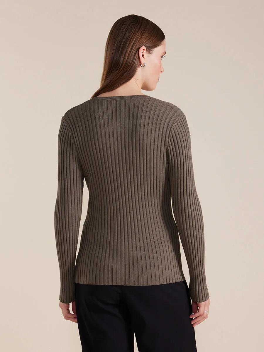 Essential Rib Knit Henley