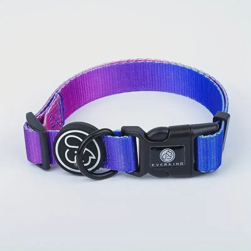 Everking Premium Dog Collars - Purple - Medium