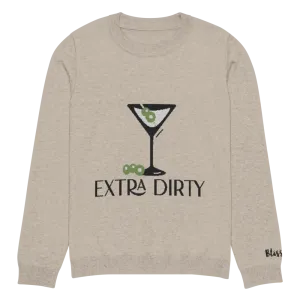 Extra Dirty Martini Personalized Knit Sweater