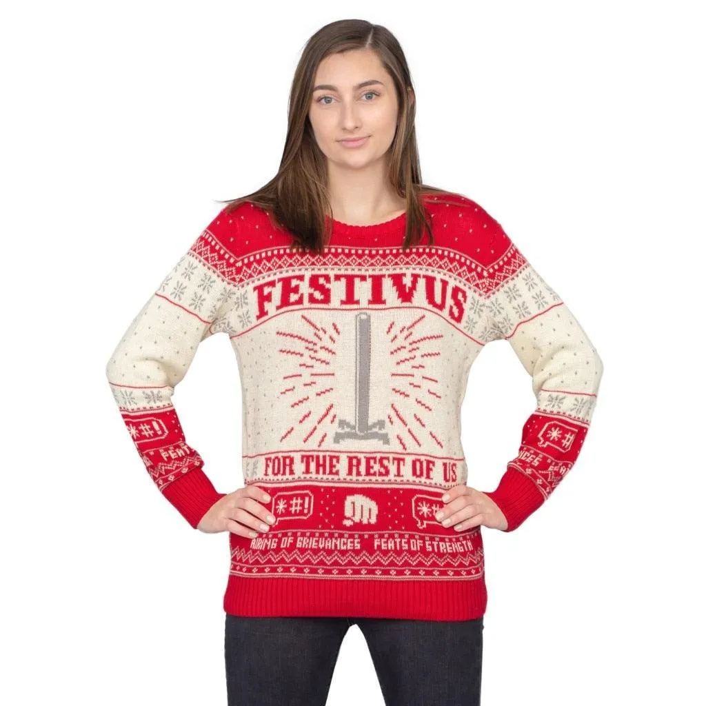 Festivus For The Rest Of Us Pole Ugly Christmas Xmas Sweater