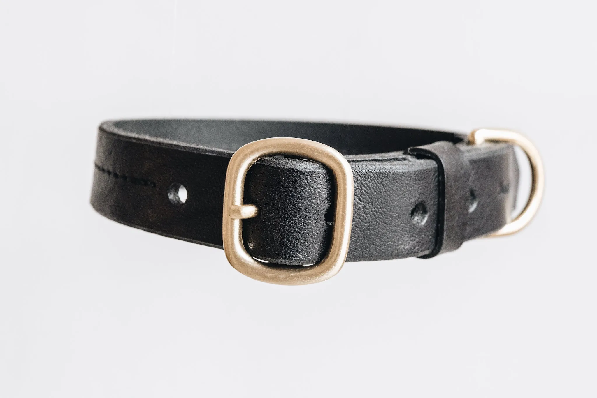 Fir Leather Dog Collar