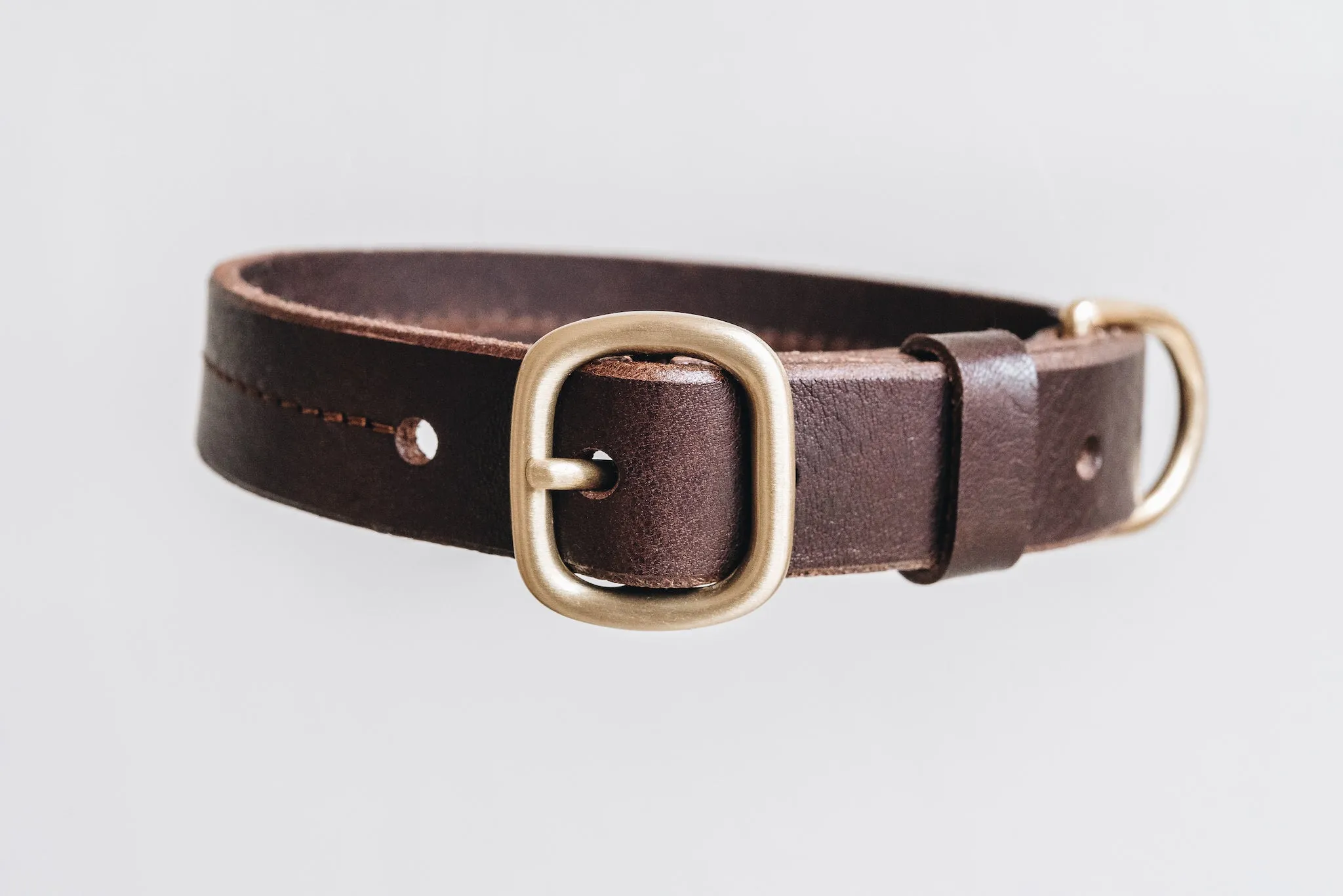 Fir Leather Dog Collar