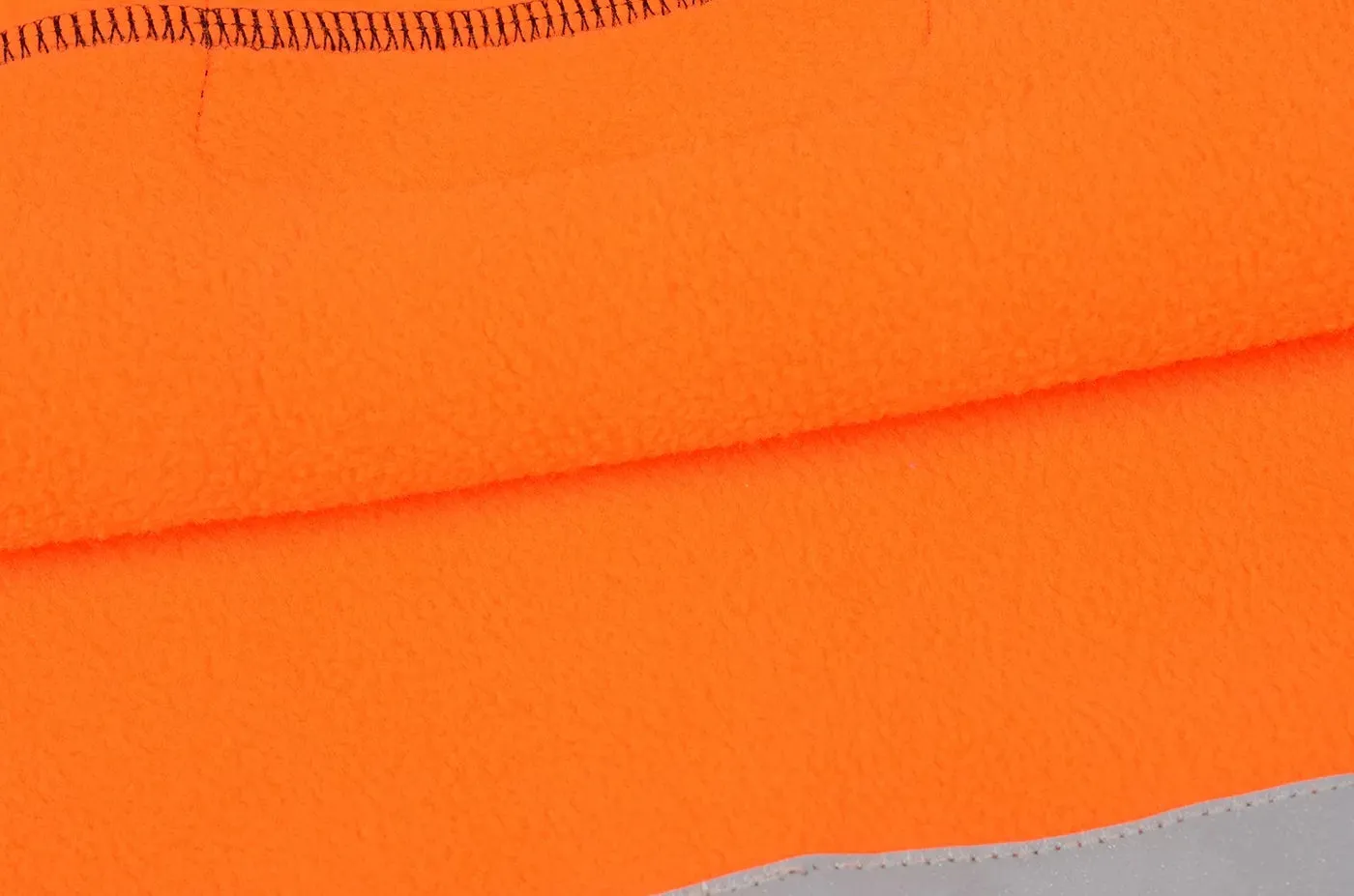 FL02OR, ZIP THROUGH FLEECE SWEATER PESSO, ORANGE