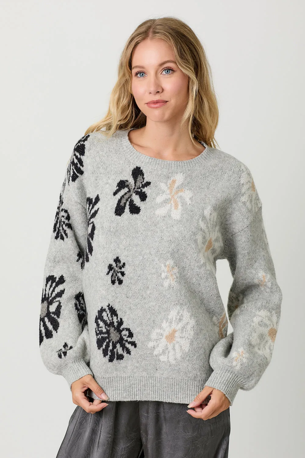 Floral Sweater