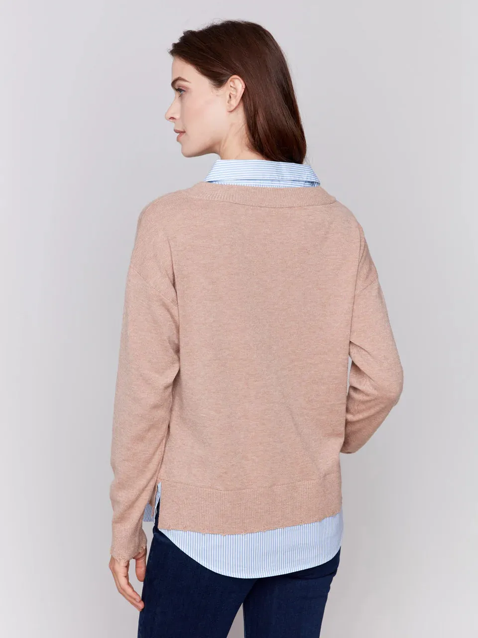 Fooler Sweater - Navy or Caramel