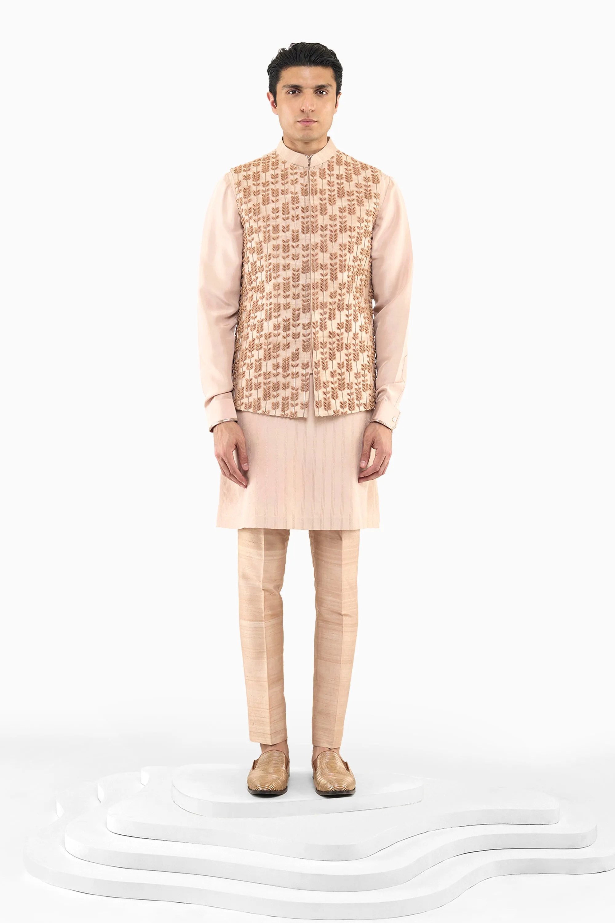 FRONT LEAF PETAL NEHRU JACKET