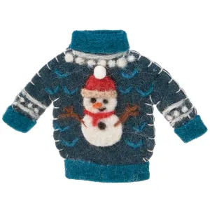 Frosty Sweater Ornament