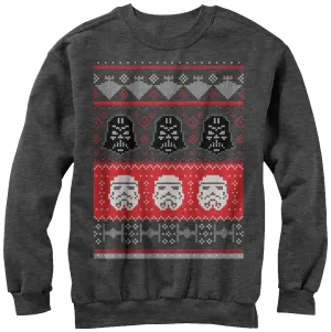 Galactic Helmets Star Wars Faux Ugly Christmas Sweater