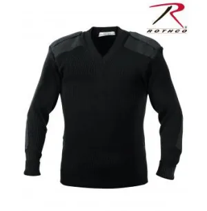 G.I. Acrylic V-Neck Sweater Black