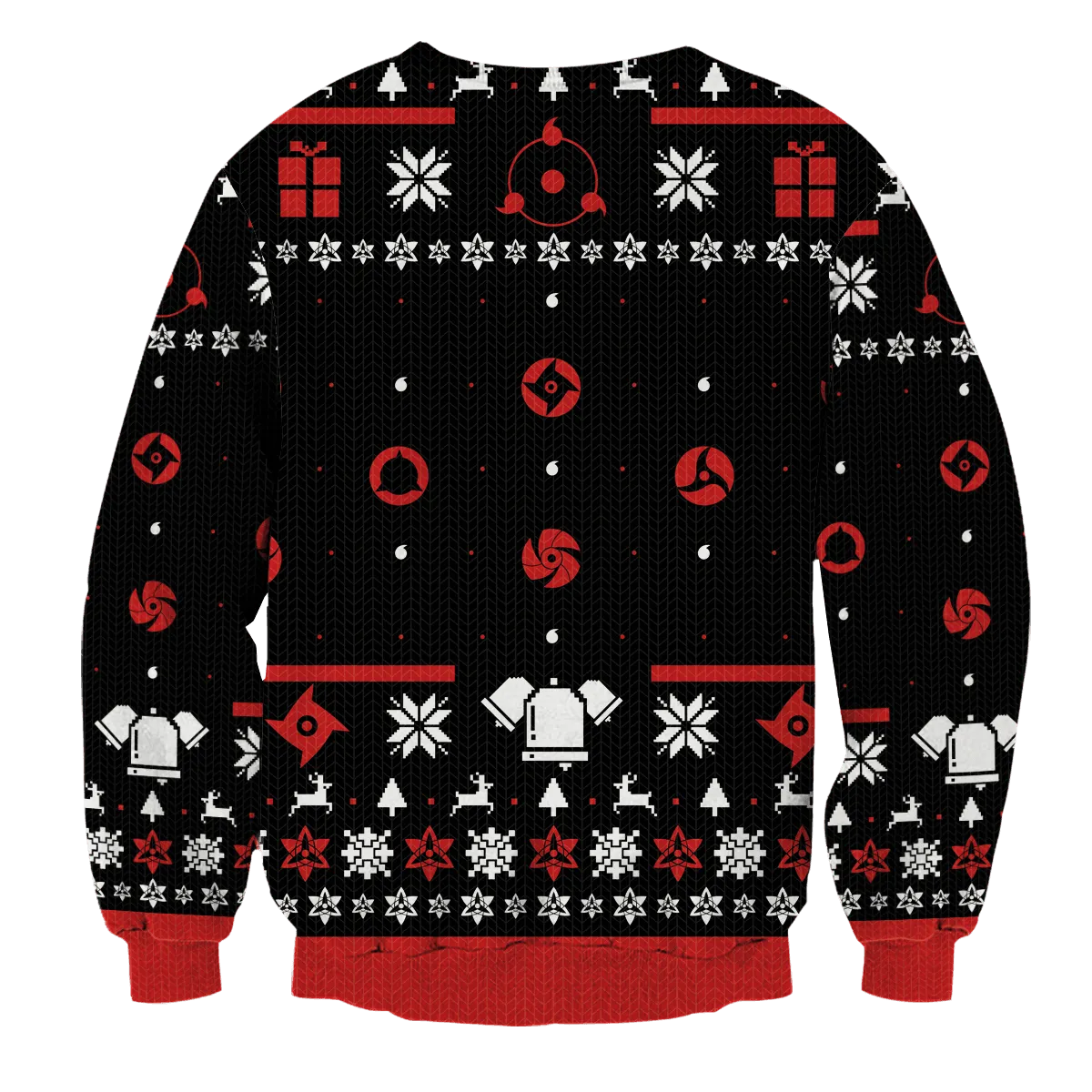 Giftngon - Sharingan Christmas Unisex Wool Sweater For Kids