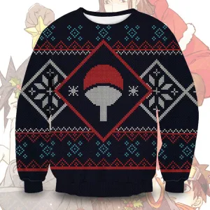 Giftngon - Uchiha Clan Unisex Wool Sweater For Kids