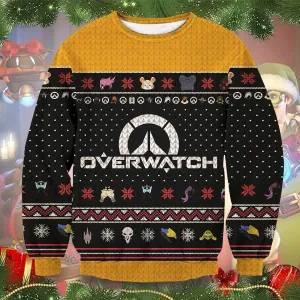 Giftngon - Ultimate Overwatch Christmas Unisex Wool Sweater For Kids