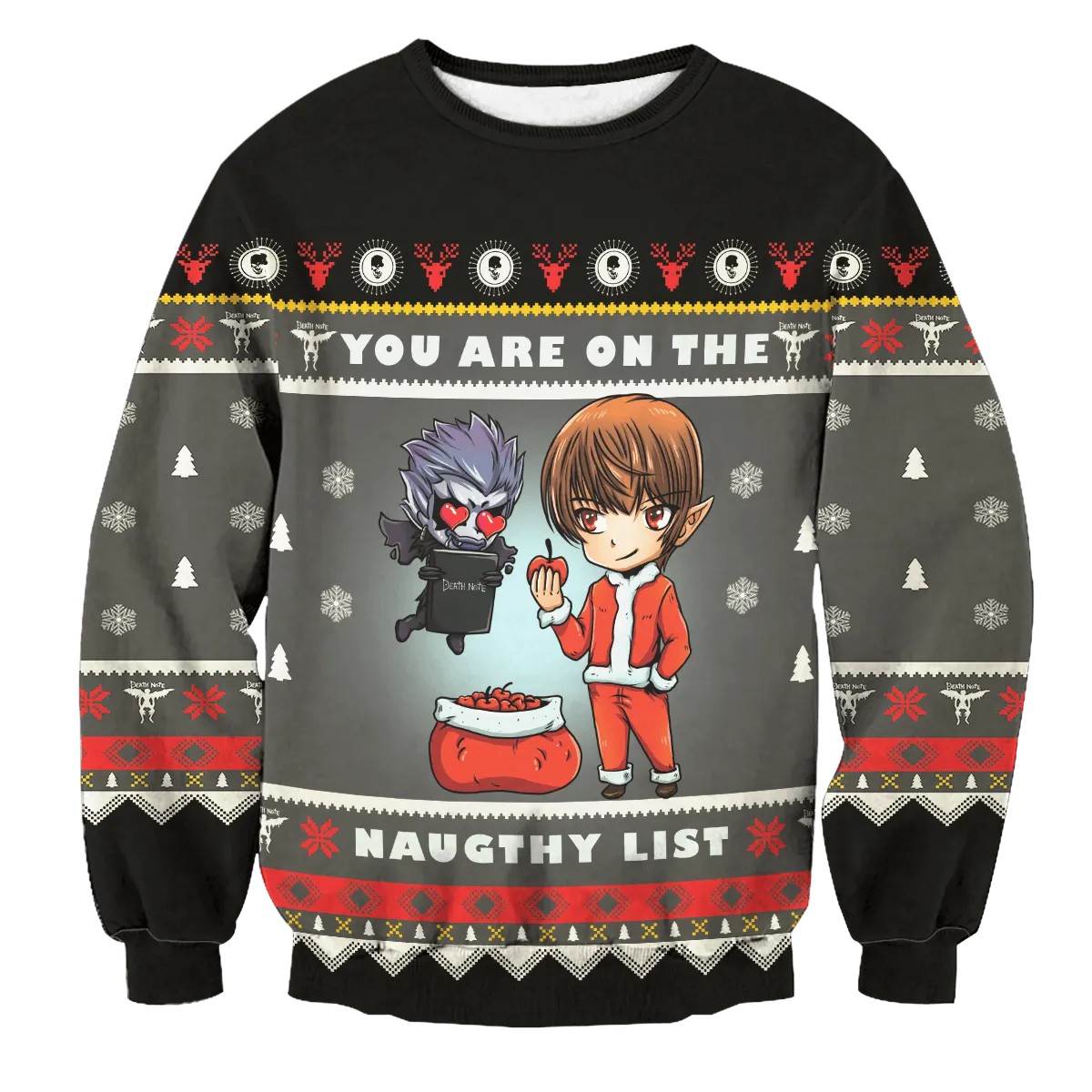 Giftngon - Yagami Naughty List Unisex Wool Sweater For Kids