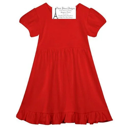 Girls Stork Monogram Dress