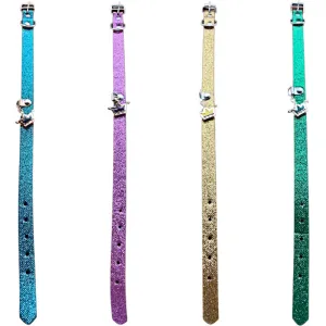 Glitter Dog Collar With Crown 4 Pack