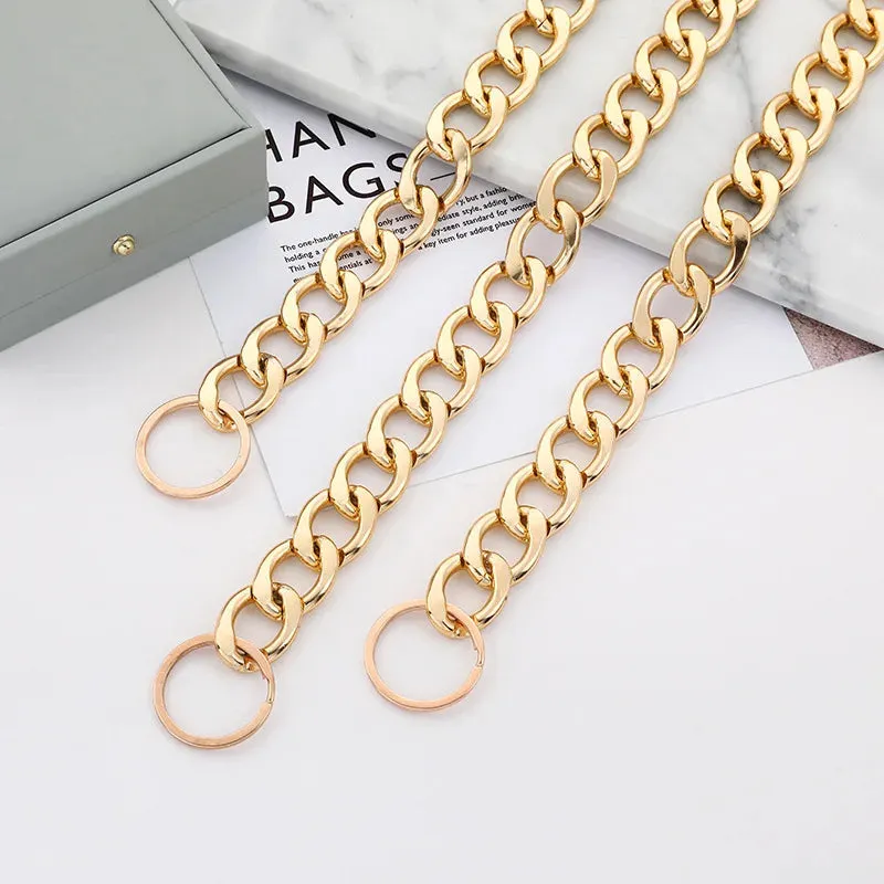 Gold Chain Dog Collar - Stylish & Durable Pet Accessory