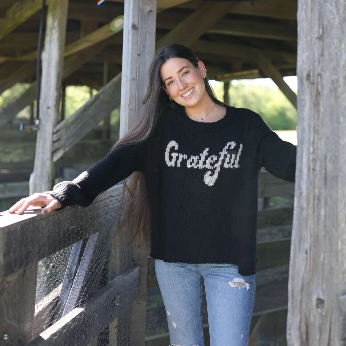 Grateful Crewneck Sweater