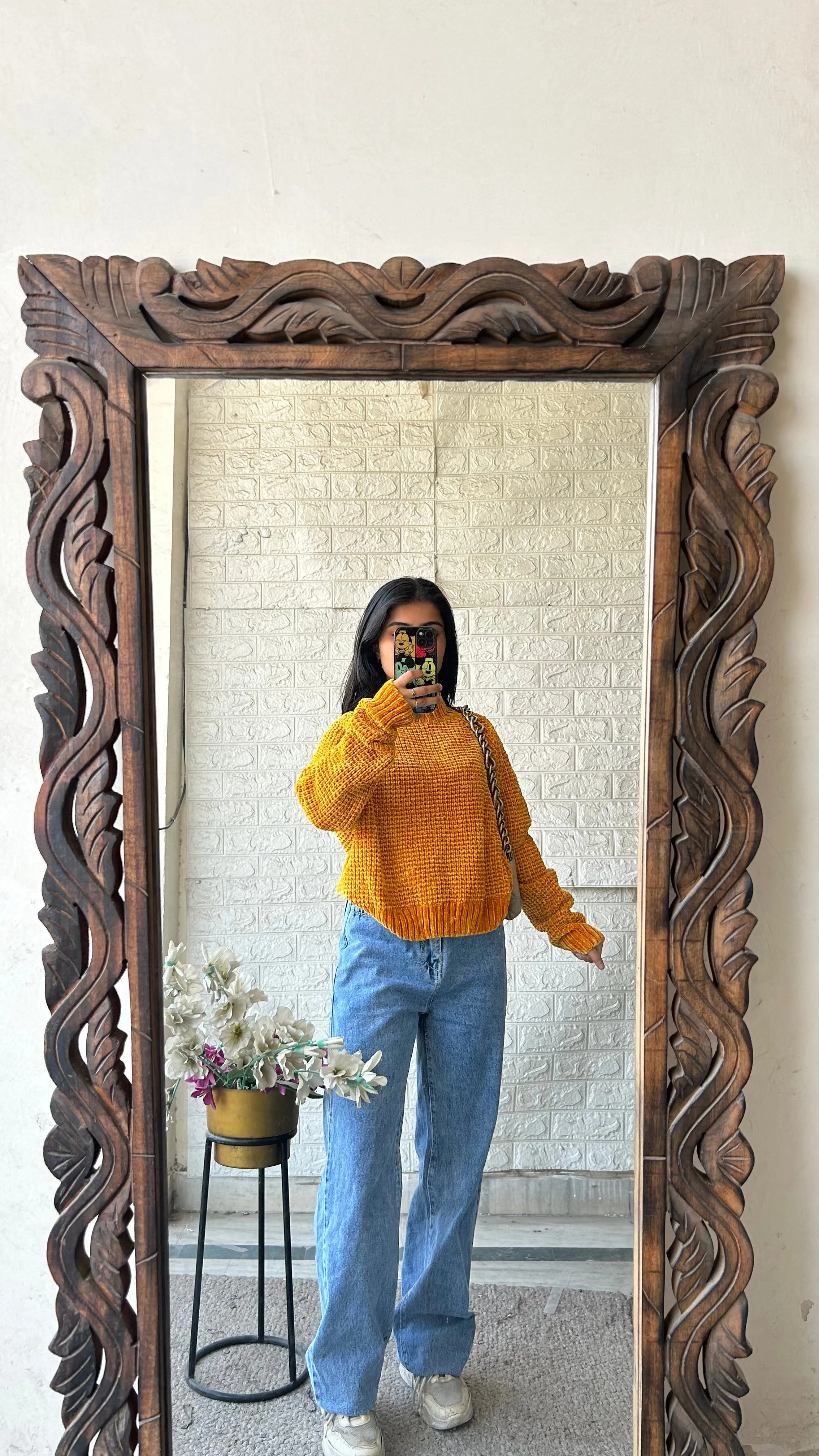 H&m velvet sweater S