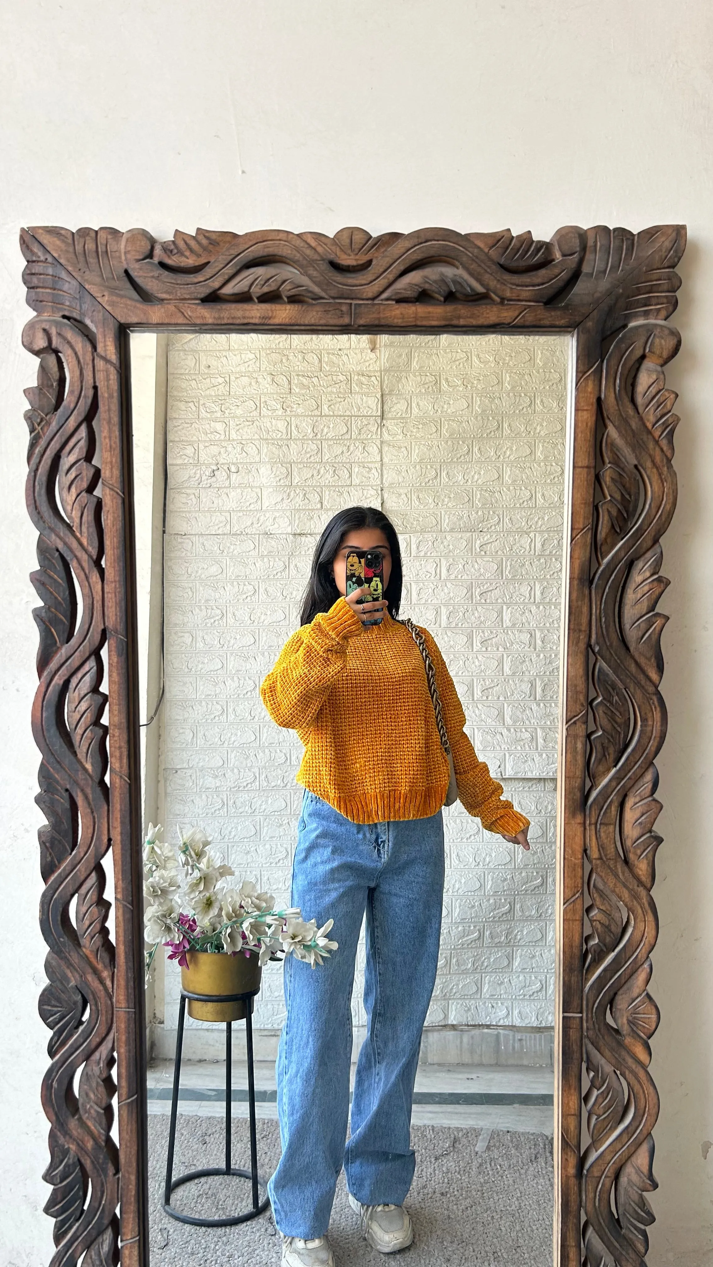 H&m velvet sweater S