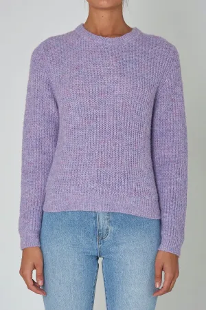 Heather Fluffy Sailor Sweater