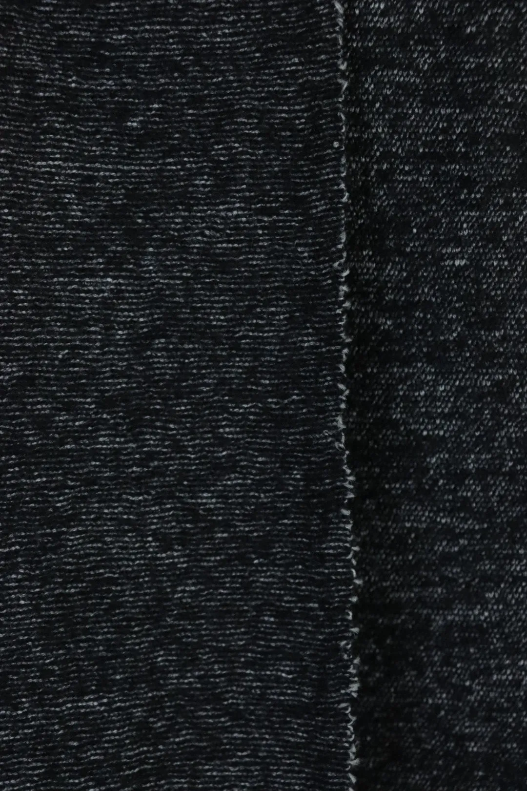 Heathered Black Bray Yarn Dyed Wool Knit | By The Half Yard