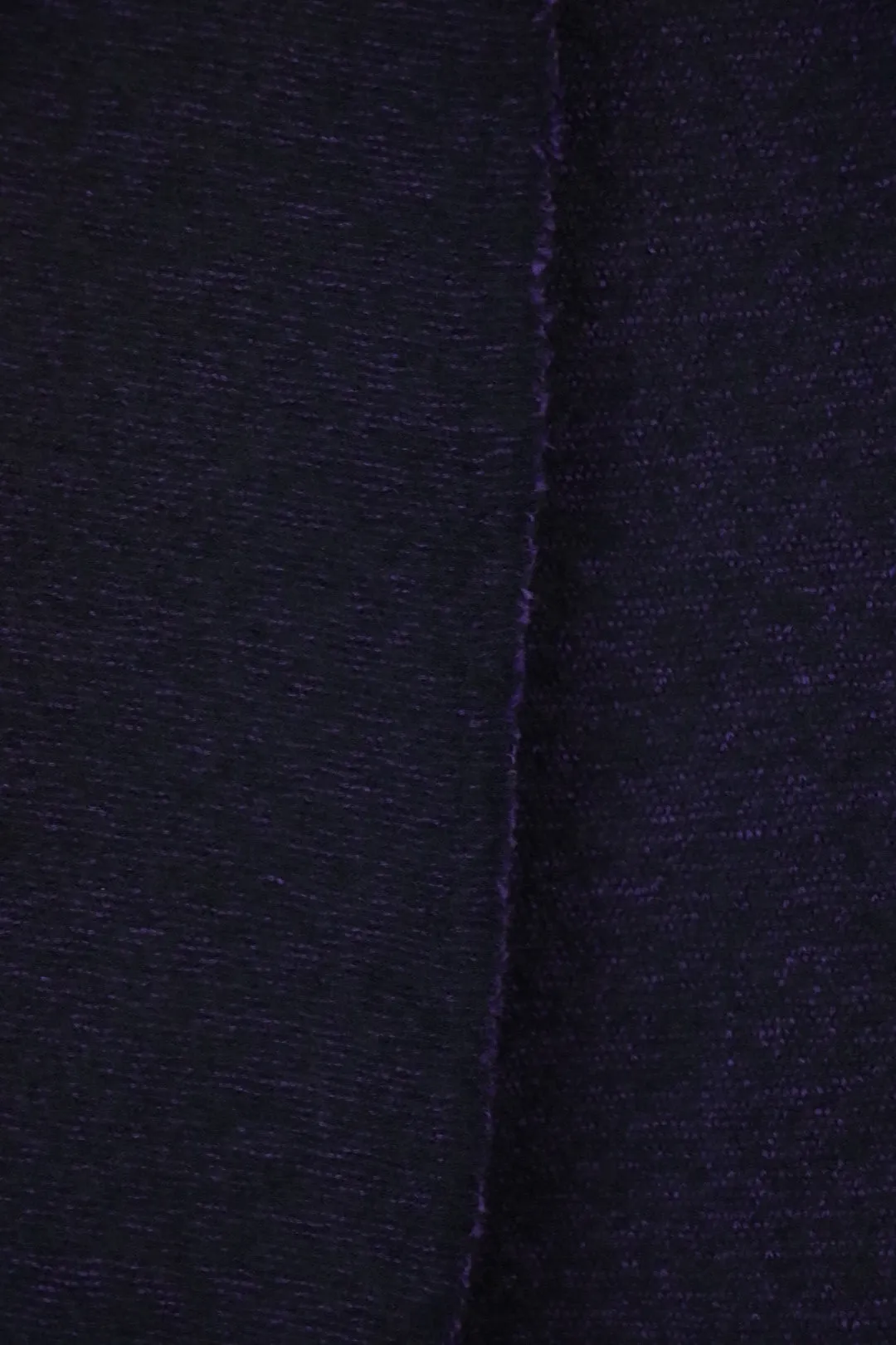 Heathered Dark Purple Bray Yarn Dyed Wool Knit | By The Half Yard