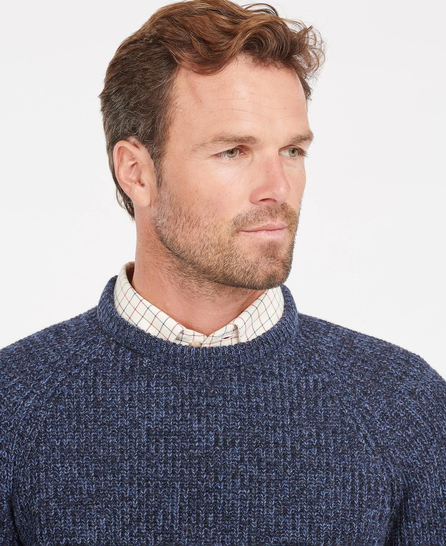 Horseford Crew Neck Sweater - Navy