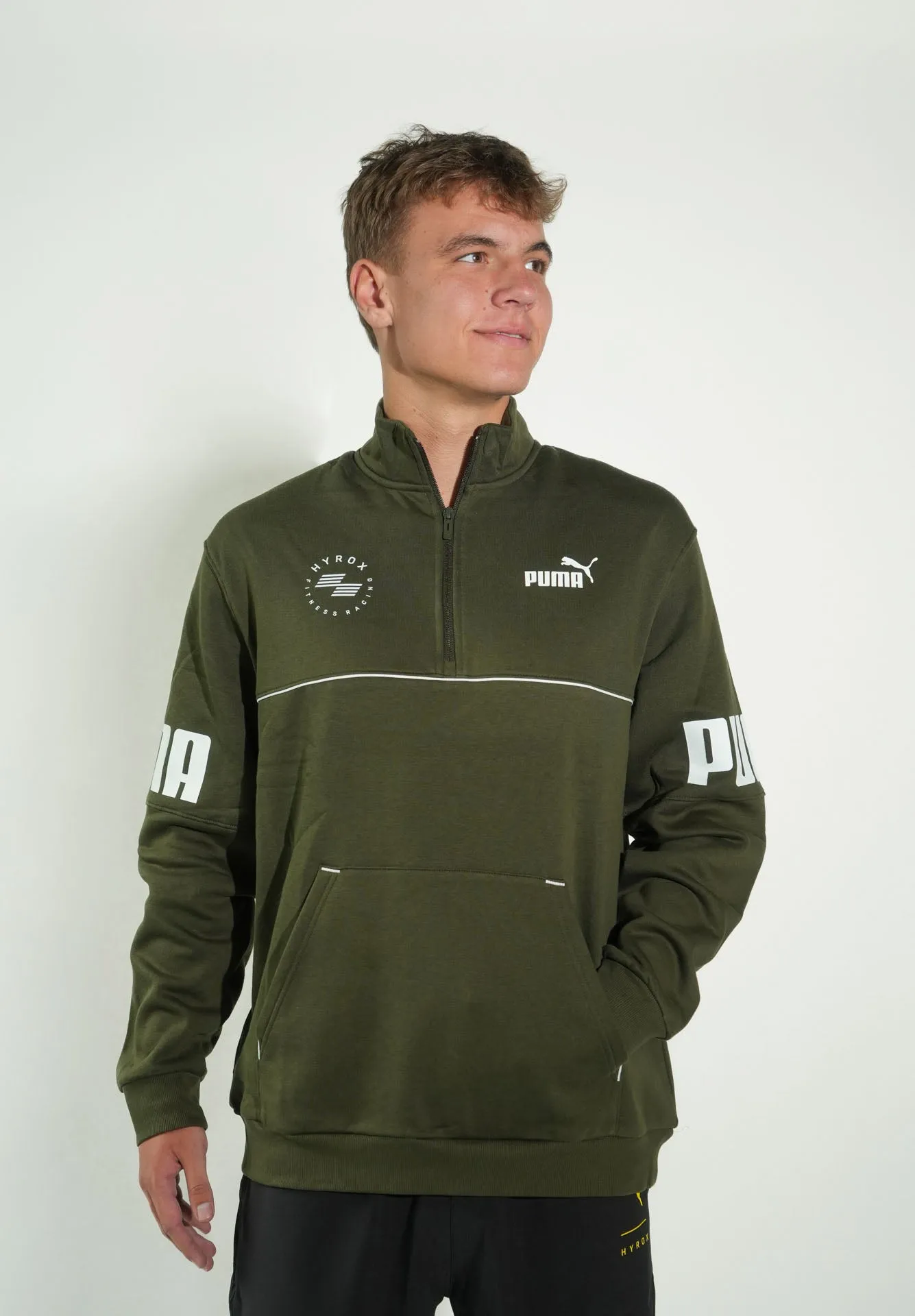 HYROX|PUMA Power Half-Zip - Green