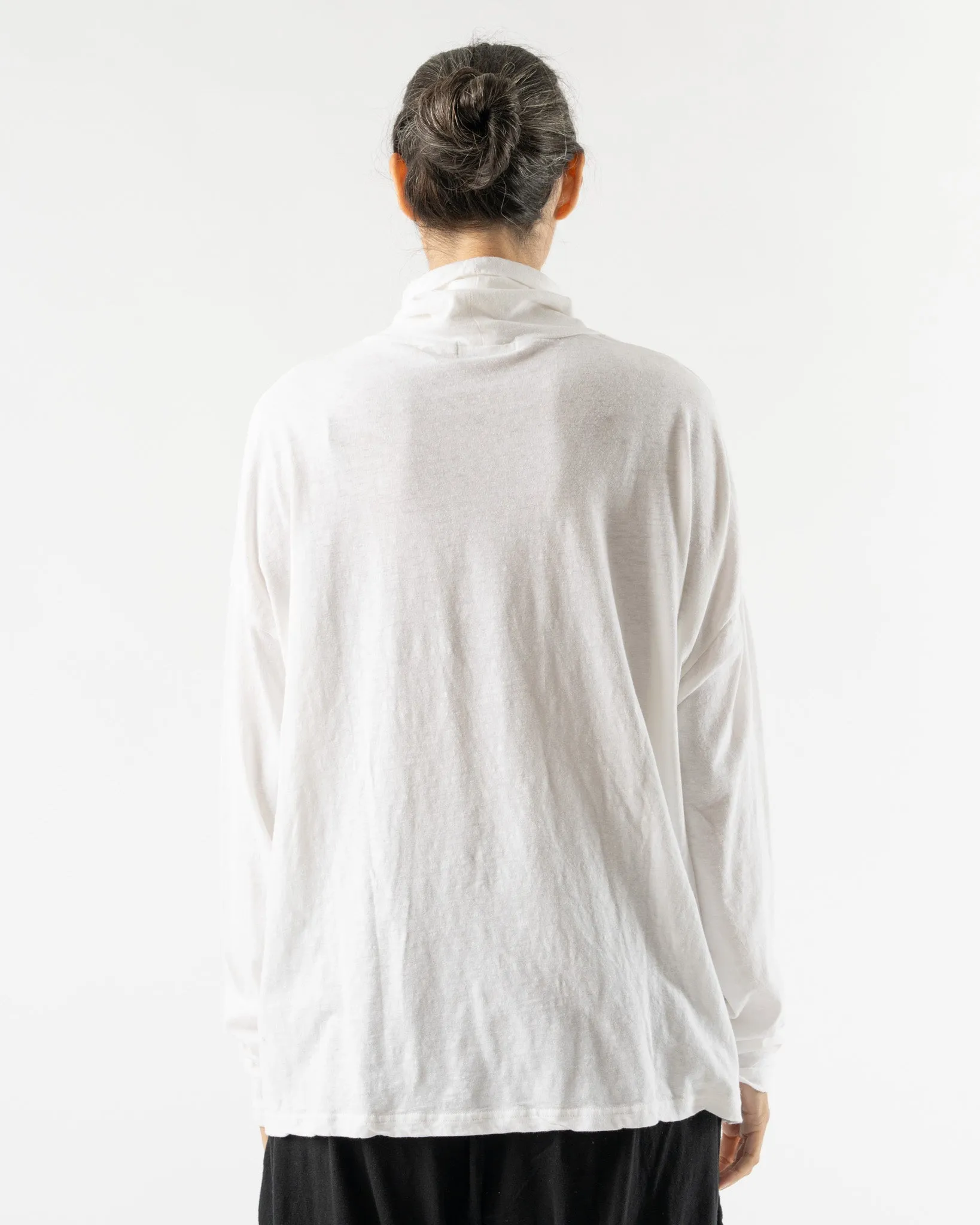 Ichi Antiquités Knit Turtleneck in White